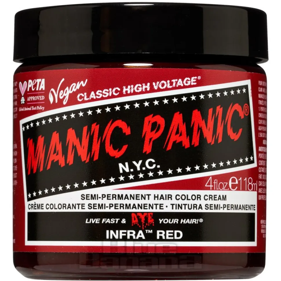 Manic Panic High Voltage Classic Cream Formula Colour Hair Dye 118ml (Infra Red)