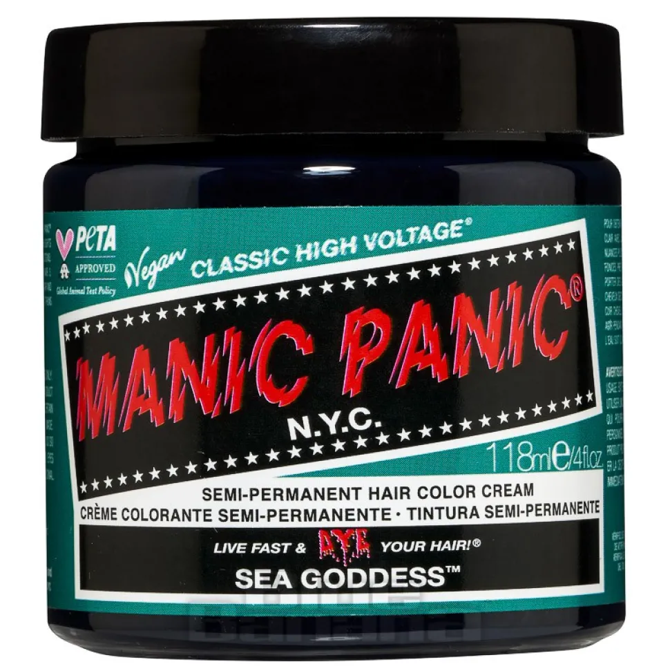 Manic Panic High Voltage Classic Cream Formula Colour Hair Dye 118ML (Sea Goddess)