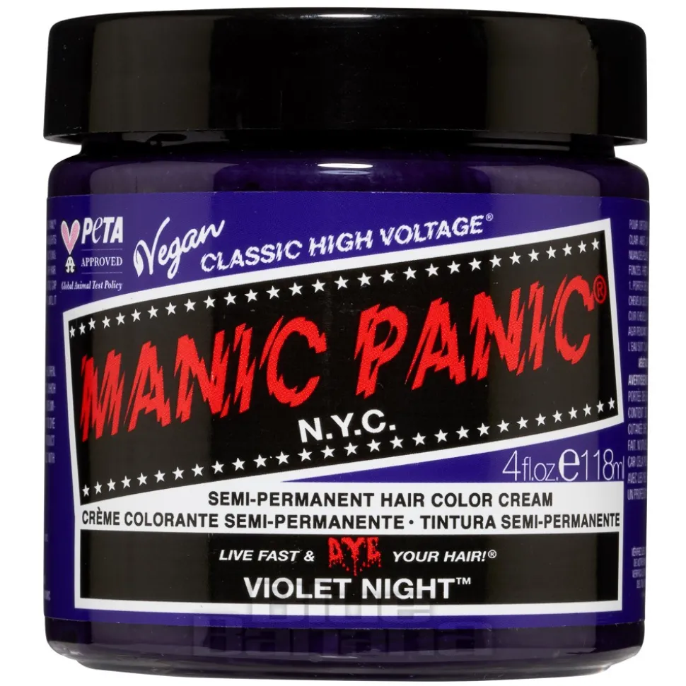 Manic Panic High Voltage Classic Cream Formula Colour Hair Dye 118ml (Violet Night)