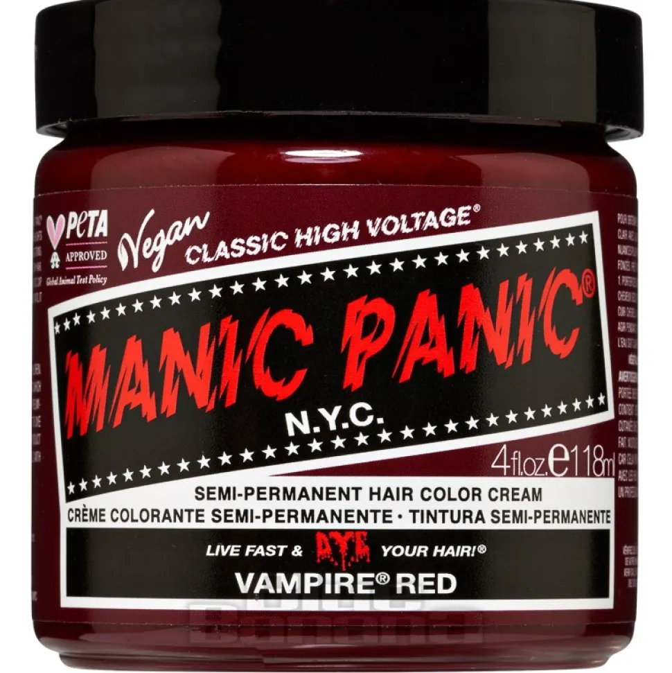Manic Panic High Voltage Classic Cream Formula Colour Hair Dye 118ml (Vampire Red)