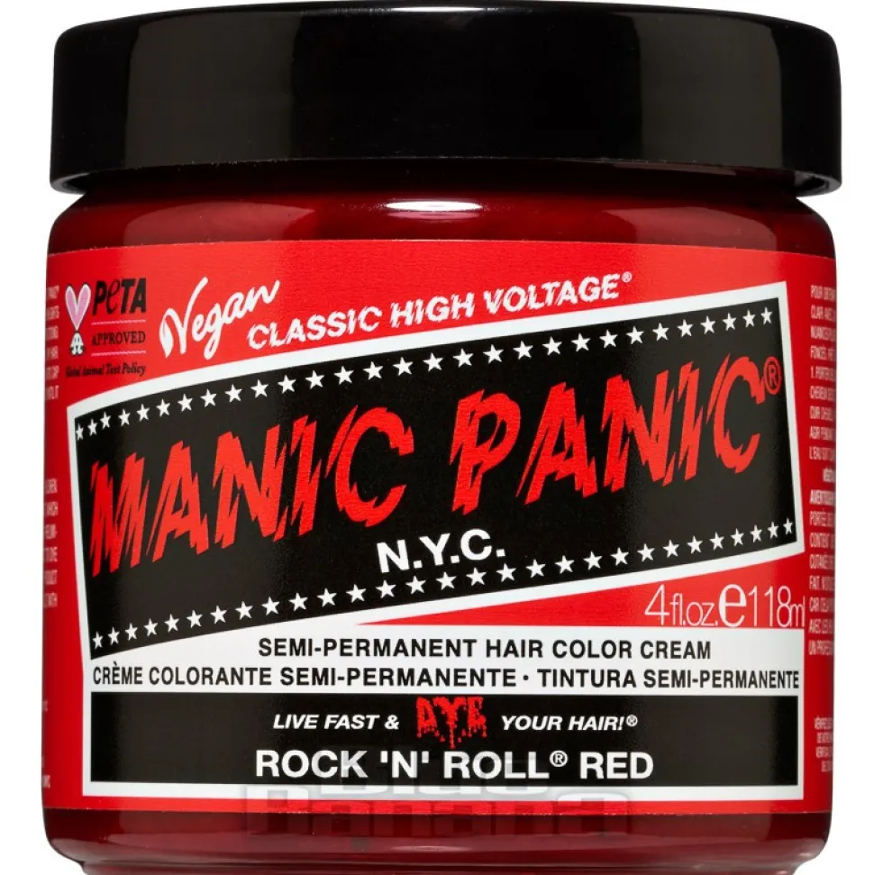Manic Panic High Voltage Classic Cream Formula Colour Hair Dye 118ml (Rock 'N' Roll Red)