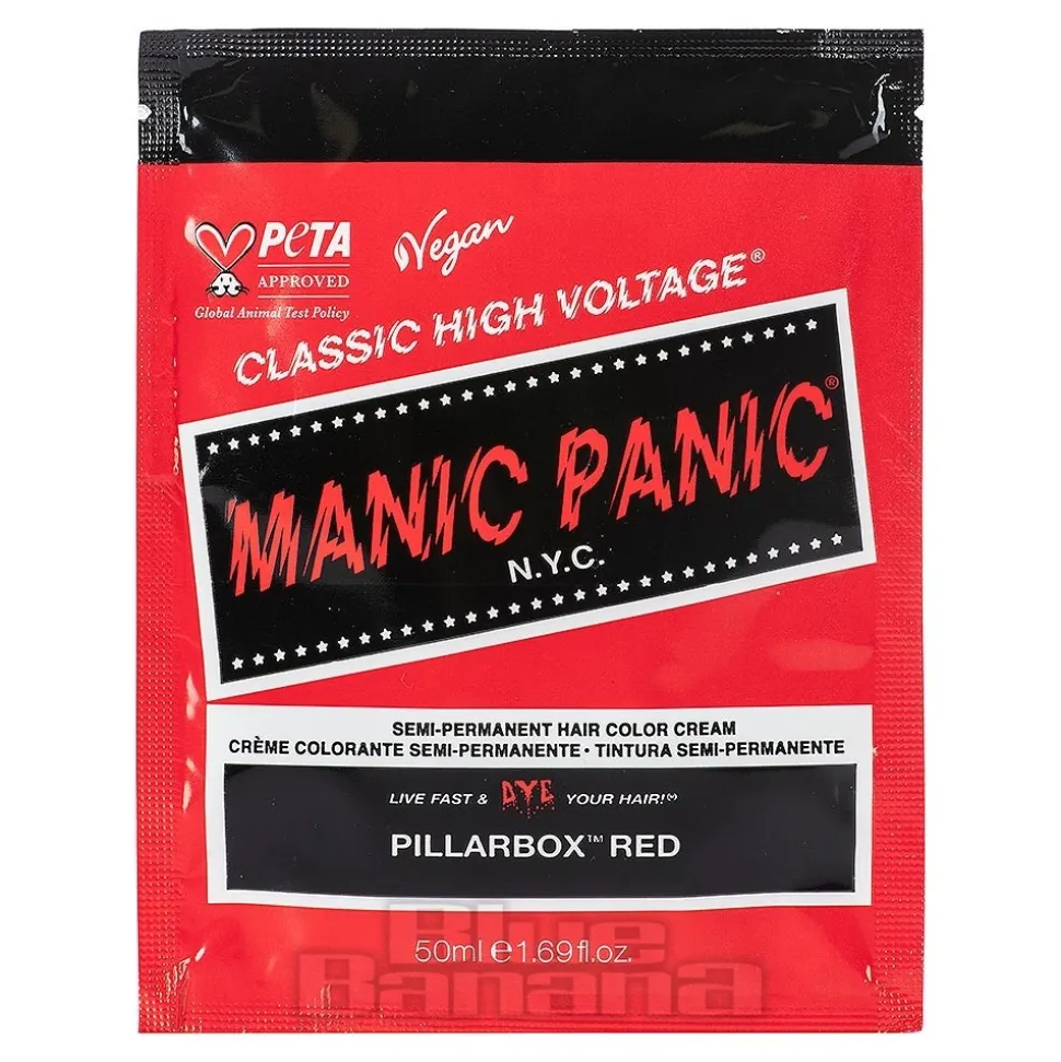 Manic Panic High Voltage Classic Cream Formula Colour Pouch (Pillarbox Red)