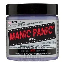 Manic Panic High Voltage Classic Cream Formula Colour Hair Dye 118ml (Virgin Snow Toner)
