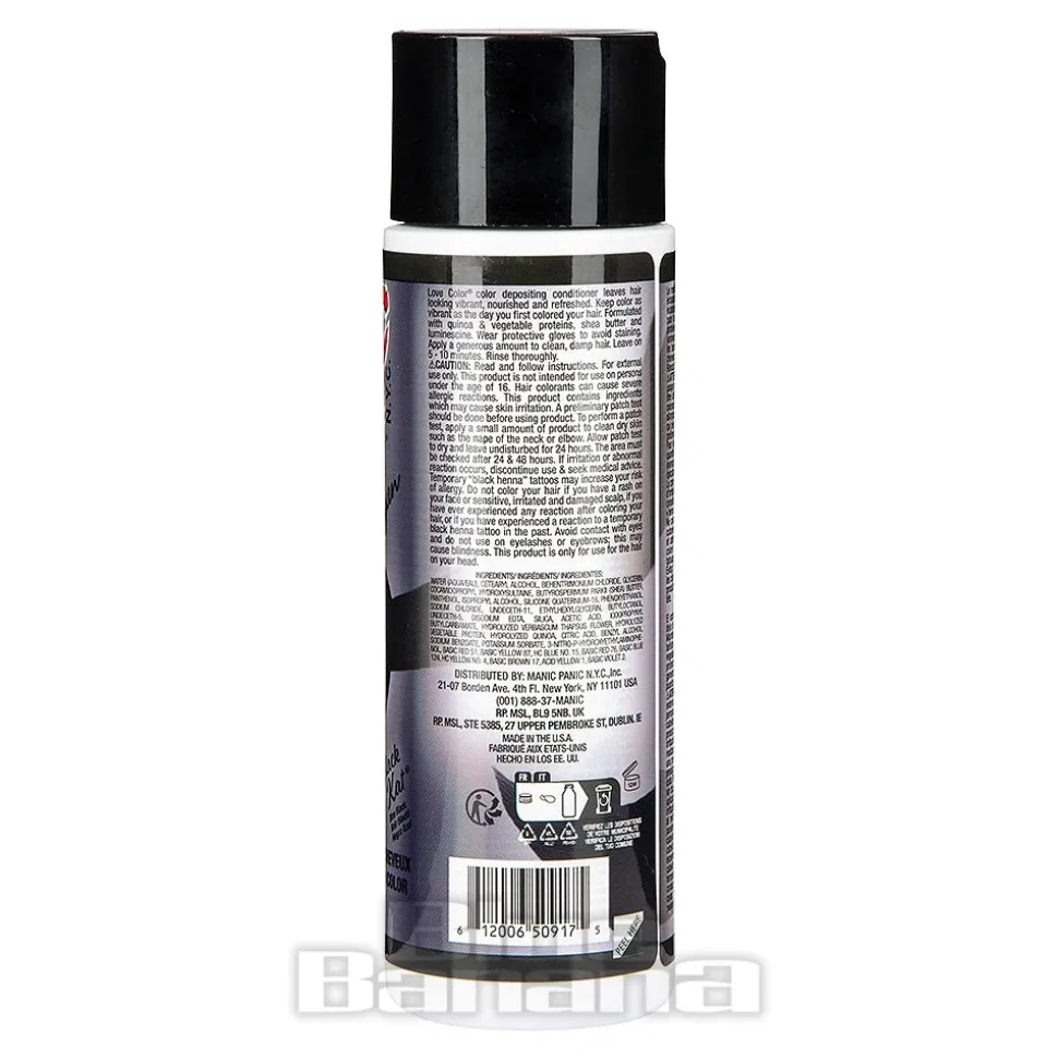 Manic Panic Love Color Depositing Conditioner (Black Kat)