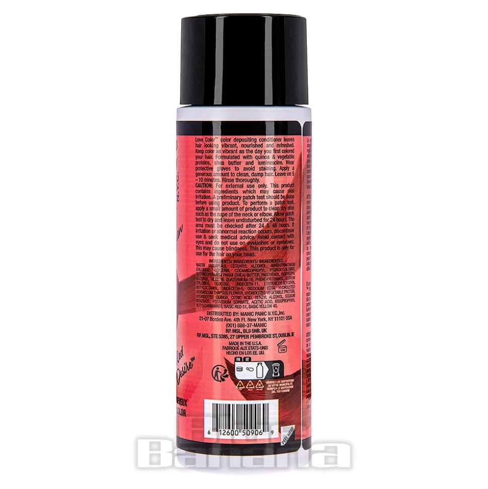 Manic Panic Love Color Depositing Conditioner For Coloured Hair (Red Desire)
