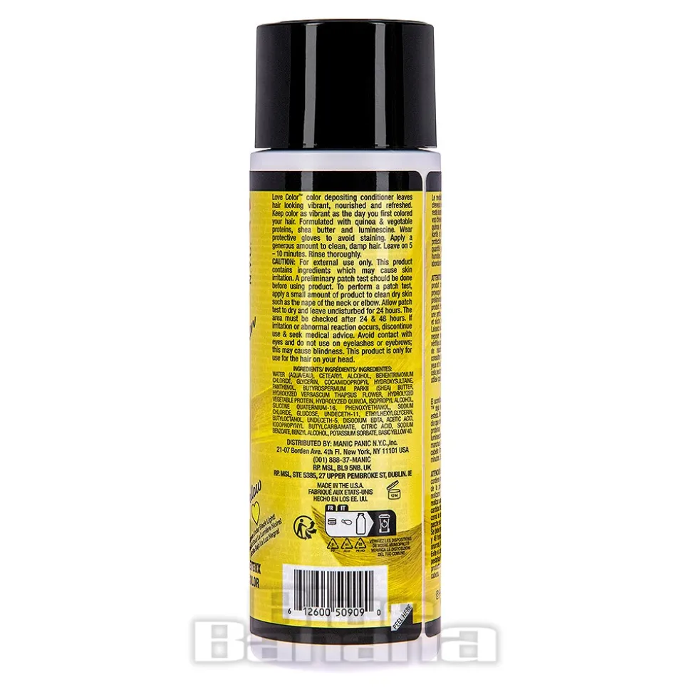 Manic Panic Love Color Depositing Conditioner For Coloured Hair (Yellow Heart)