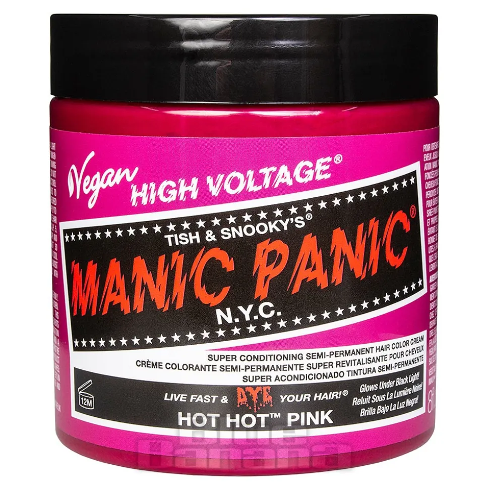 Manic Panic 8oz High Voltage Classic Cream Formula Colour Hair Dye (Hot Hot Pink)
