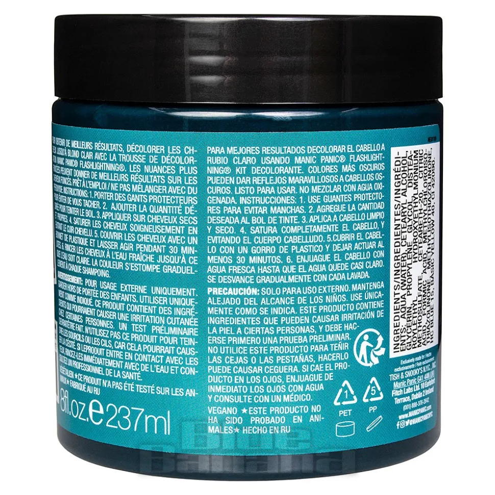Manic Panic 8oz High Voltage Classic Cream Formula Colour Hair Dye (Enchanted Forest)