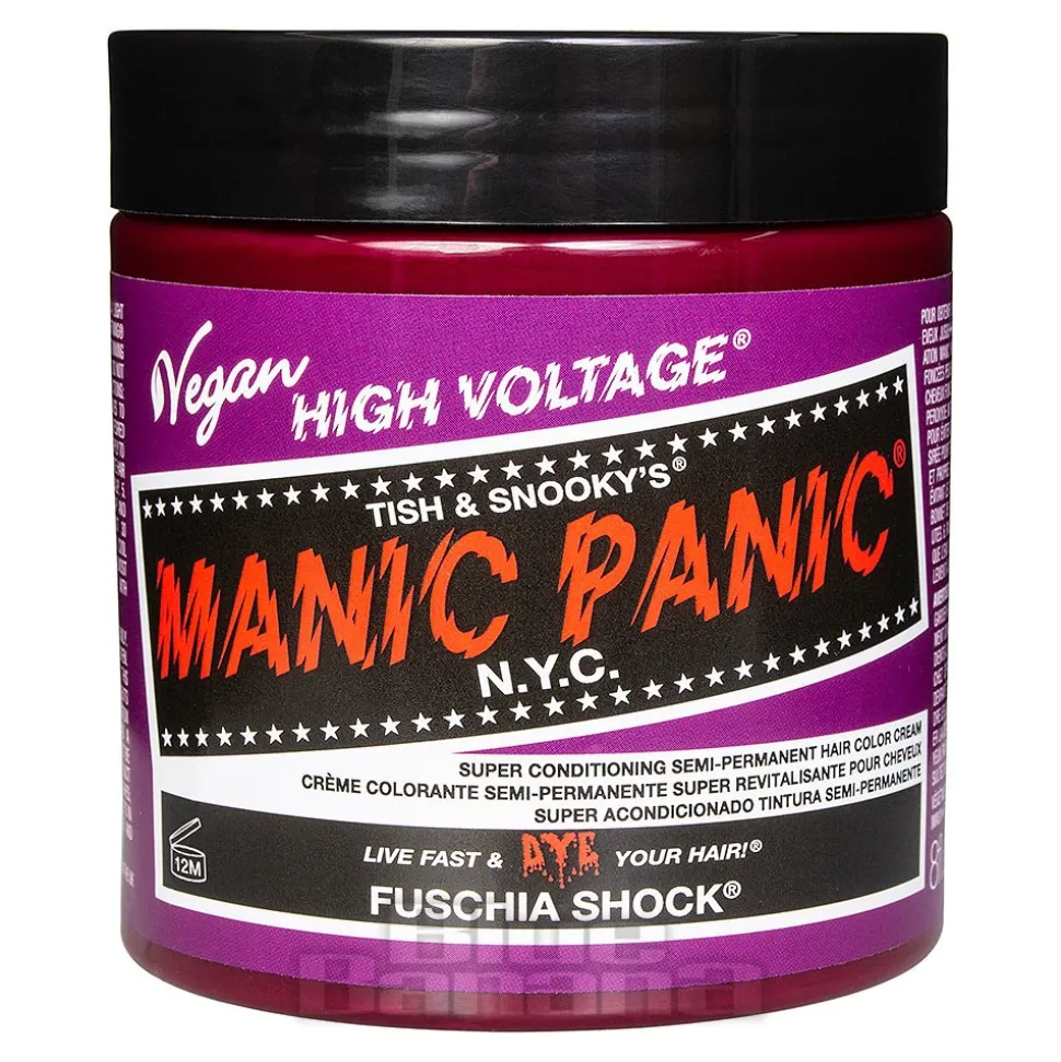 Manic Panic 8oz High Voltage Classic Cream Formula Colour Hair Dye (Fuschia Shock)