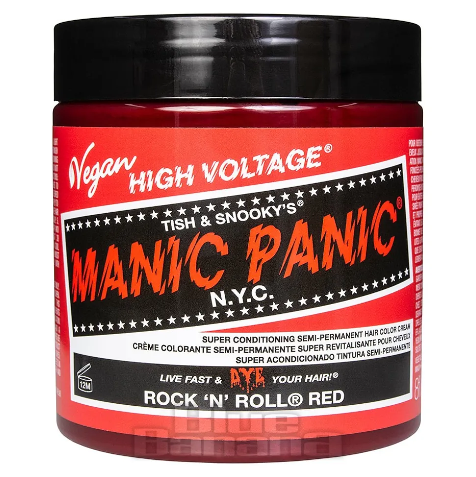 Manic Panic 8oz High Voltage Classic Cream Formula Colour Hair Dye (Rock 'N' Roll Red)