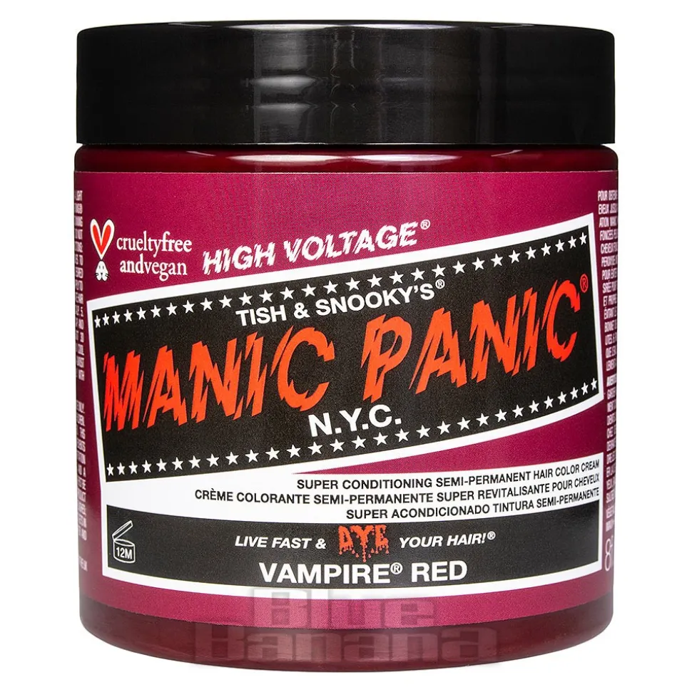 Manic Panic 8oz High Voltage Classic Cream Formula Colour Hair Dye (Vampire Red)