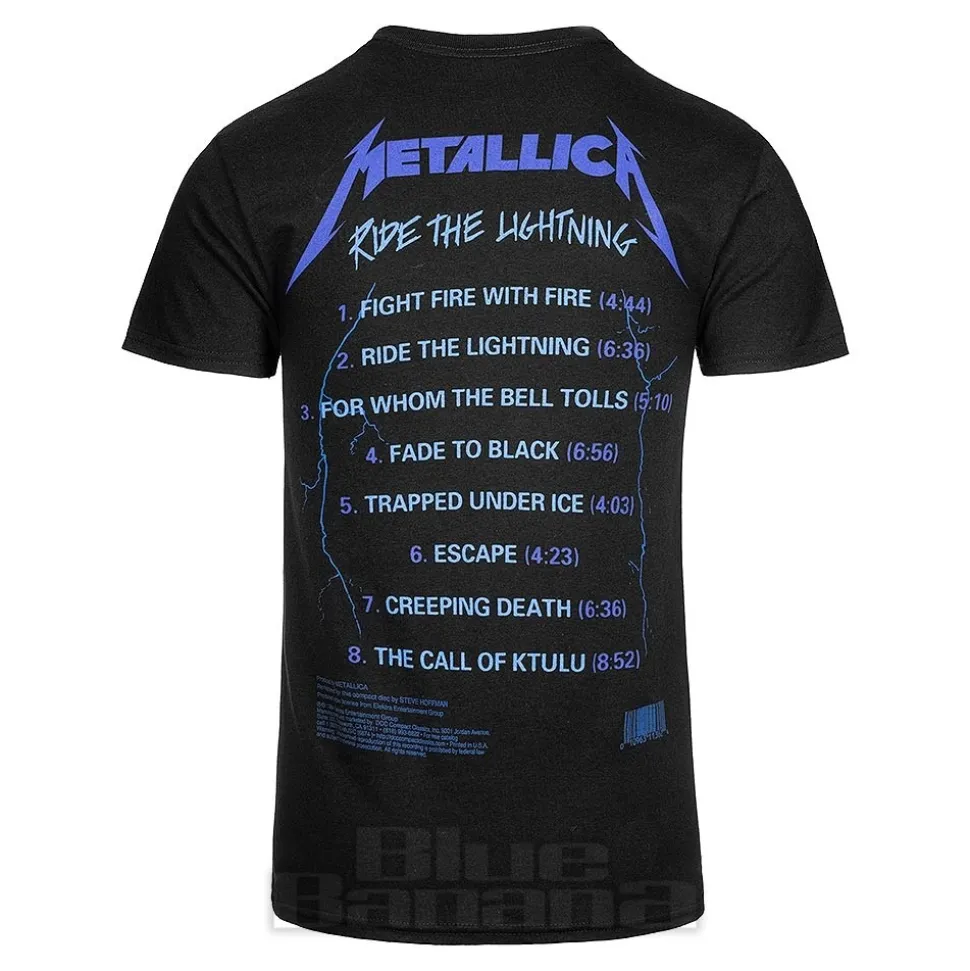 Metallica Ride the Lightning T-Shirt (Black)