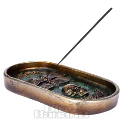 Nemesis Now Death's Head Incense Holder (Blue)