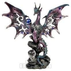 Nemesis Now Dragon Protector Figurine (Blue)