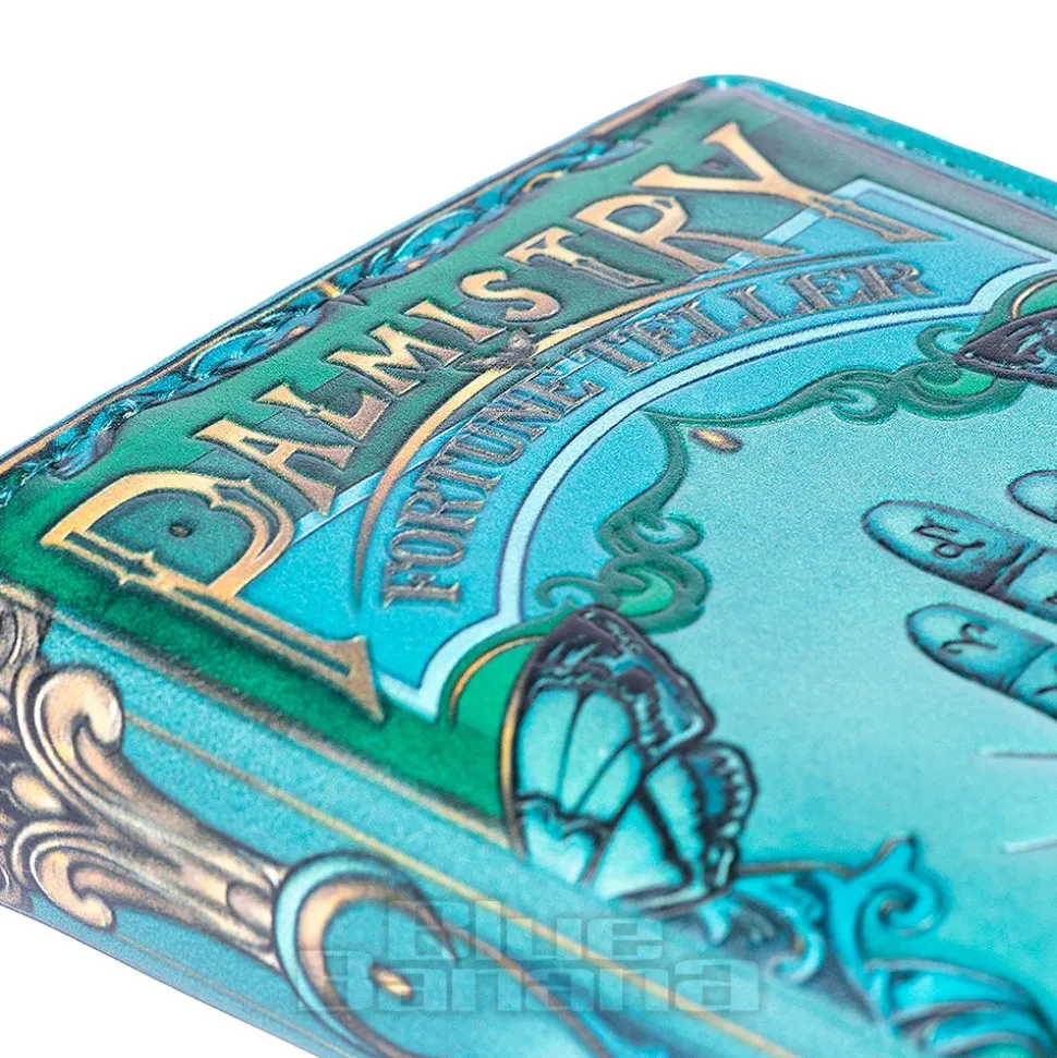Nemesis Now Embossed Palmistry Purse (Blue)