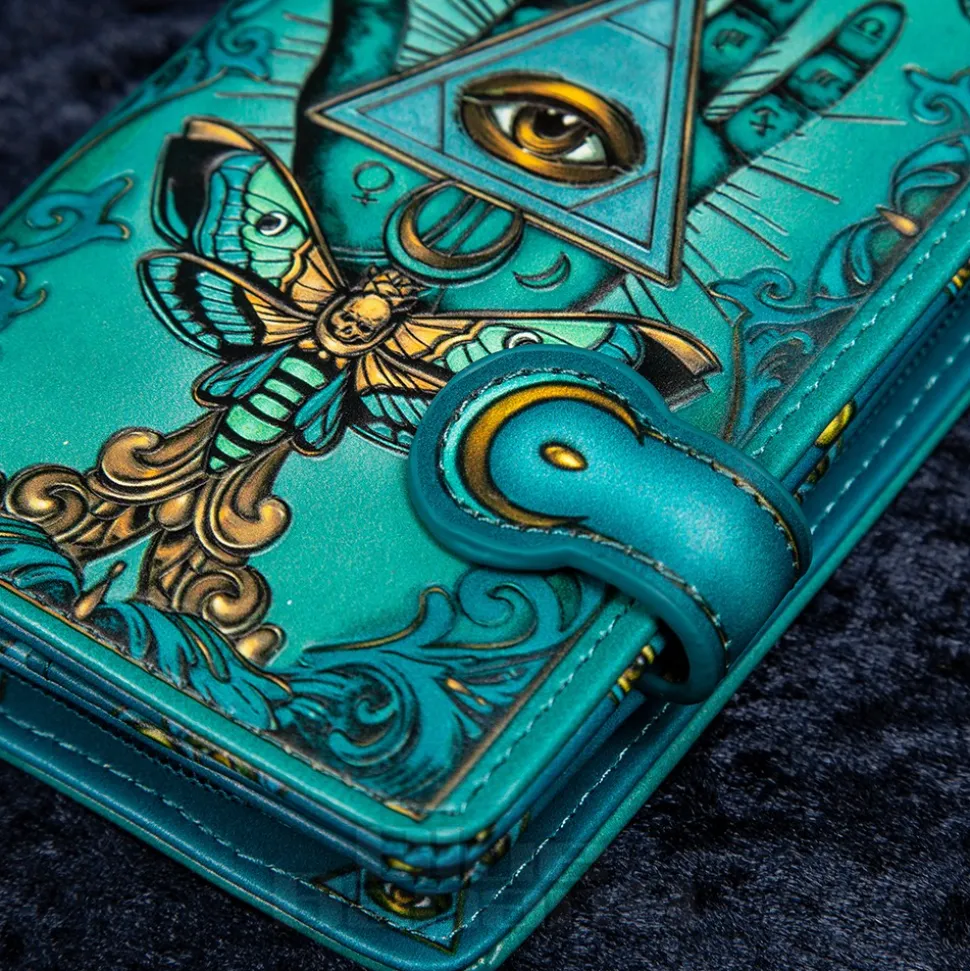 Nemesis Now Embossed Palmistry Purse (Blue)
