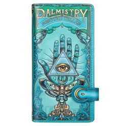 Nemesis Now Embossed Palmistry Purse (Blue)