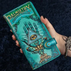 Nemesis Now Embossed Palmistry Purse (Blue)