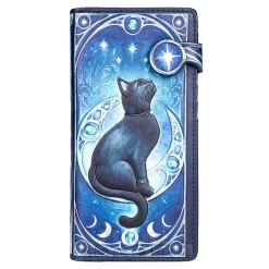 Nemesis Now Feline Constellation Embossed Purse (Navy Blue)