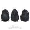 Nemesis Now Three Wise Fat Cats Figurine (8.5cm)