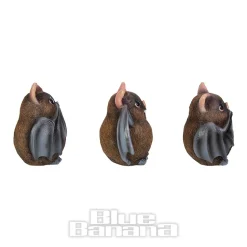 Nemesis Now 3 Wise Bats Figurine (8.5cm)