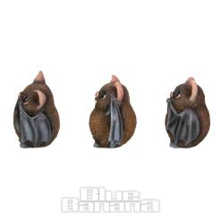 Nemesis Now 3 Wise Bats Figurine (8.5cm)