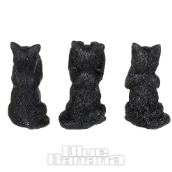 Nemesis Now 3 Wise Felines Figurines (8.5cm)