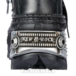 New Rock M-106 C4 Laces Shoe (Black)