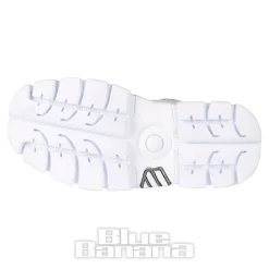 New Rock Metallic M.MILI083C-C7 Boots (White)