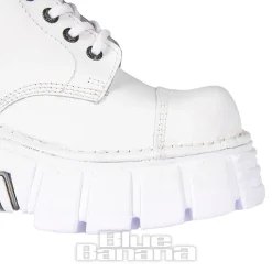 New Rock Metallic M.MILI083C-C7 Boots (White)