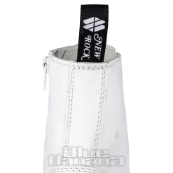 New Rock Metallic M.MILI083C-C7 Boots (White)