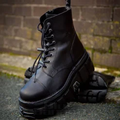 New Rock M.NEWMILI083-S21 Core Boots (Black)
