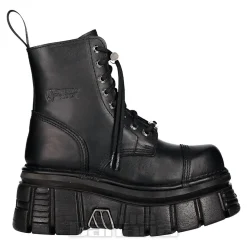 New Rock M.NEWMILI083-S21 Core Boots (Black)