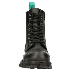 New Rock M-NEWMILI083-VS1 Vegan Military Boots (Black)