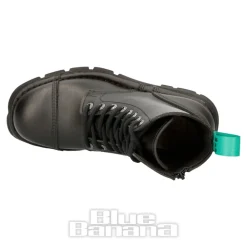 New Rock M-NEWMILI083-VS1 Vegan Military Boots (Black)