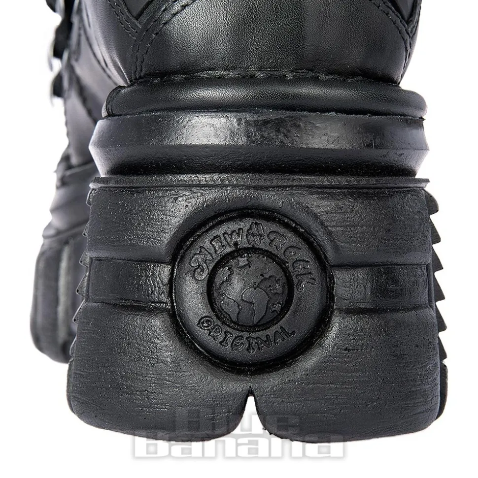 New Rock M.120N-S17 Tower Platform Shoes (Black)