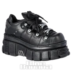 New Rock M.120N-S17 Tower Platform Shoes (Black)