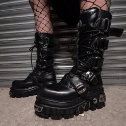 New Rock M.474-S1 Reactor Boots (Black)