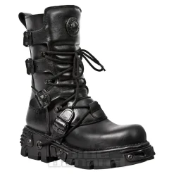 New Rock M.373-S18 Reactor Calf Boots (Black)