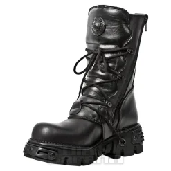 New Rock M.373-S18 Reactor Calf Boots (Black)