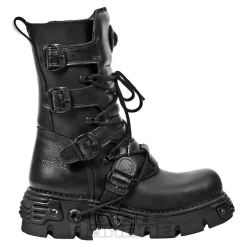 New Rock M.373-S18 Reactor Calf Boots (Black)