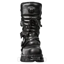 New Rock M.373-S18 Reactor Calf Boots (Black)