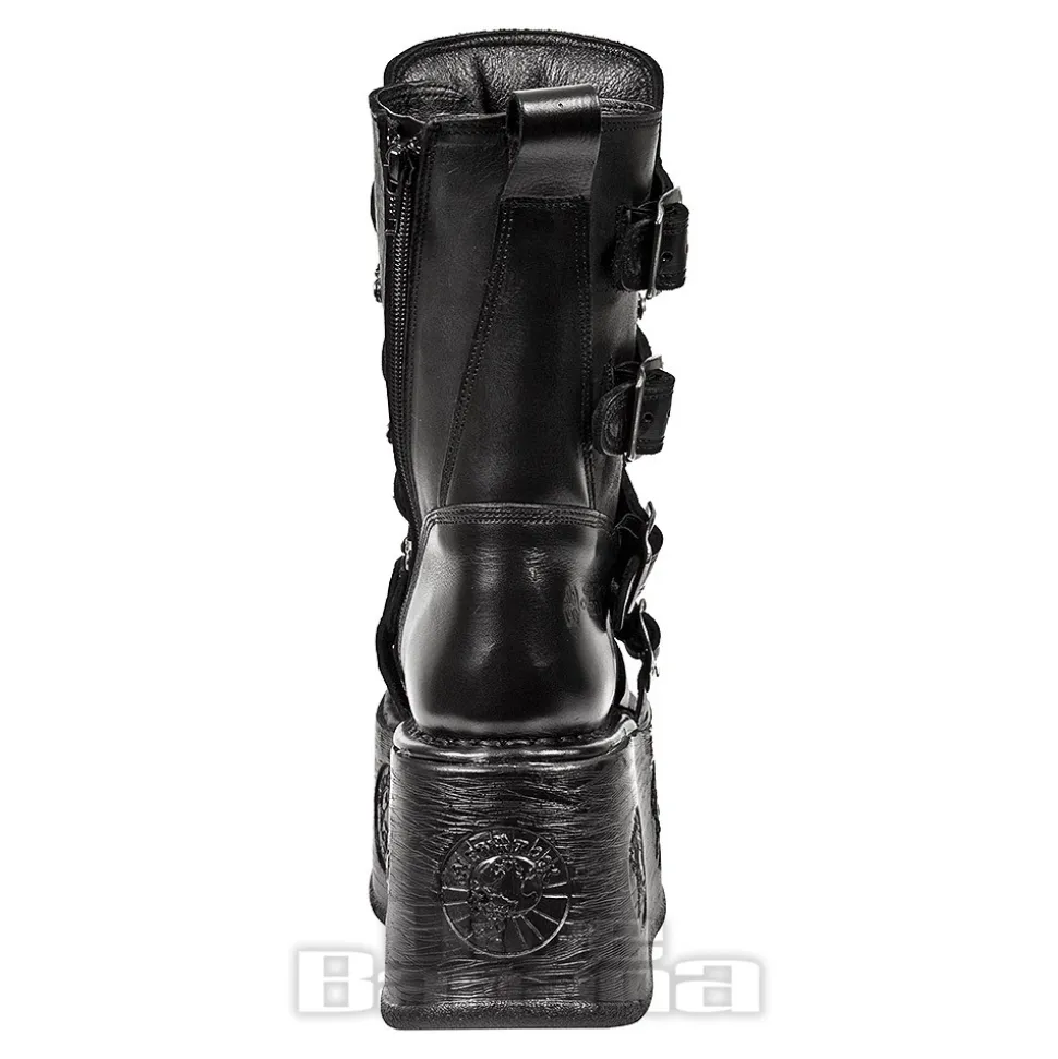 New Rock M.1473-S3 Space Platform Boots (Black)