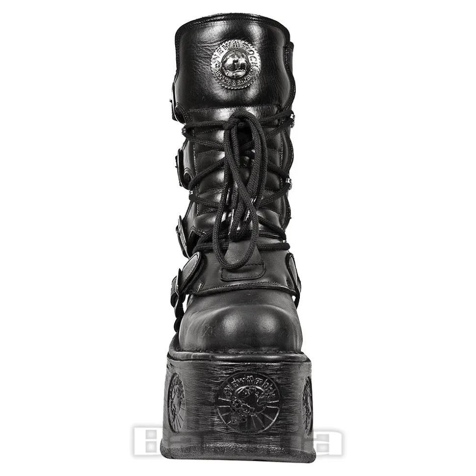 New Rock M.1473-S3 Space Platform Boots (Black)