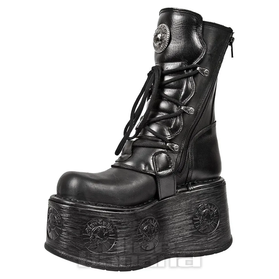 New Rock M.1473-S3 Space Platform Boots (Black)