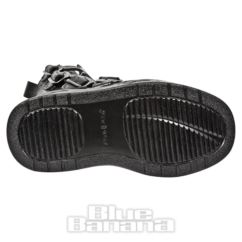 New Rock M.1473-S3 Space Platform Boots (Black)