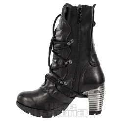 New Rock M.TR003-S1 Trail Heeled Boots (Black)
