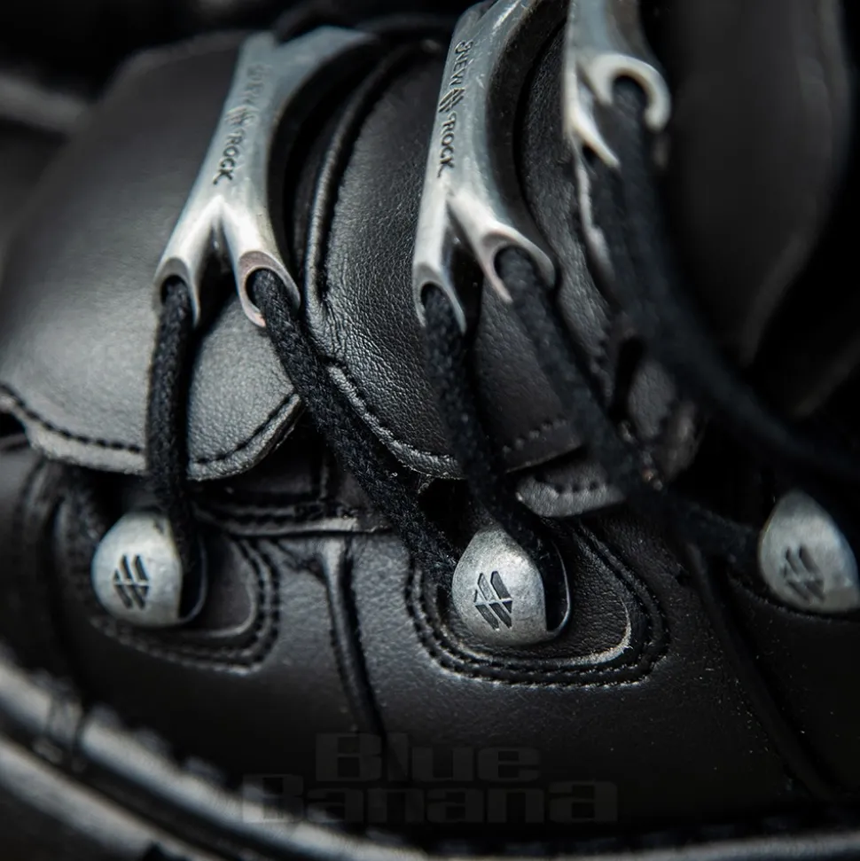 New Rock M-106-VS1 Vegan Ankle Boots (Black)
