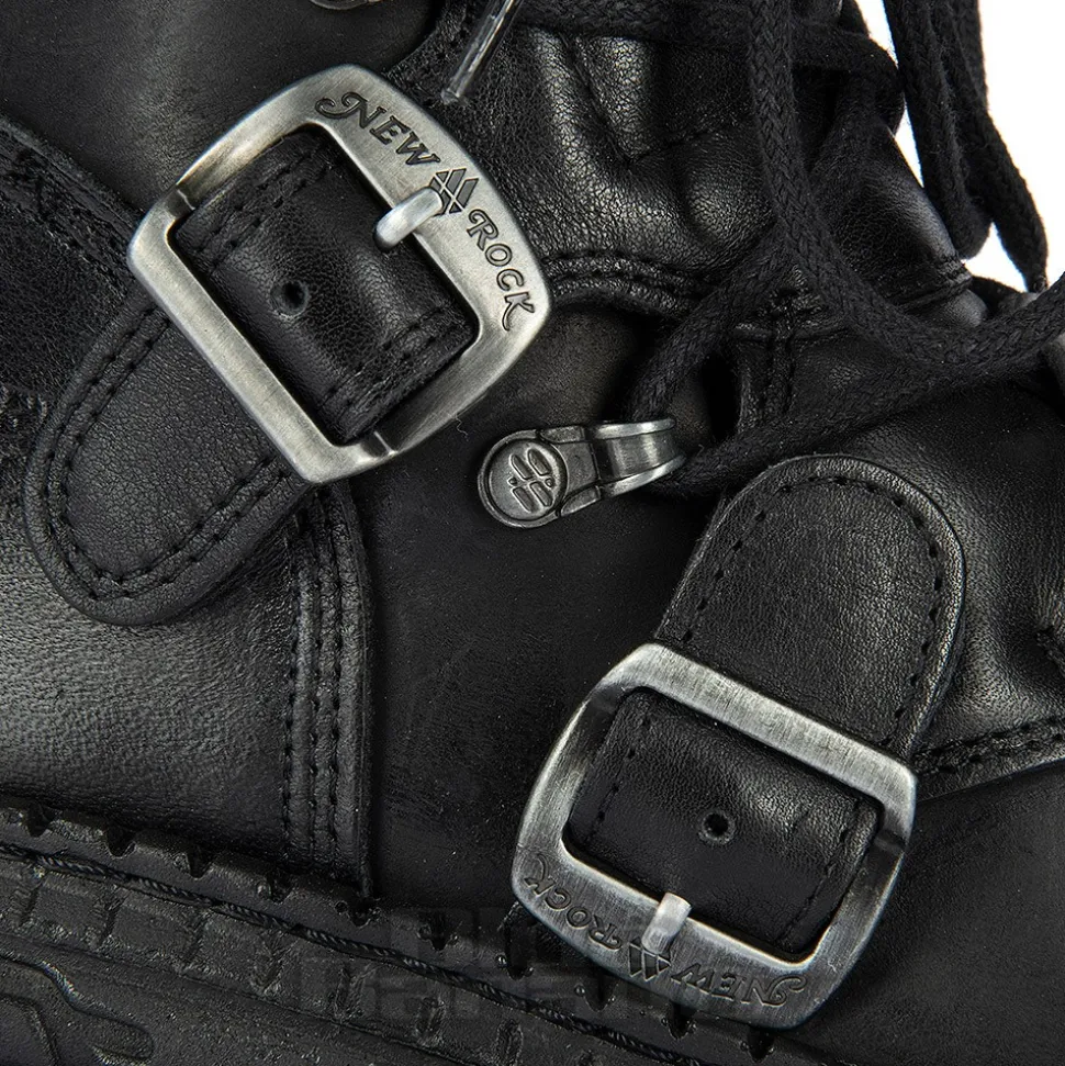 New Rock M.WALL1473-S11 Boots (Black)