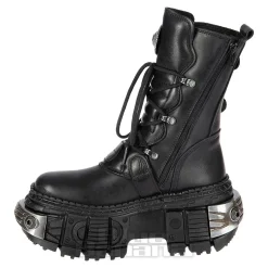 New Rock M.WALL1473-S11 Boots (Black)
